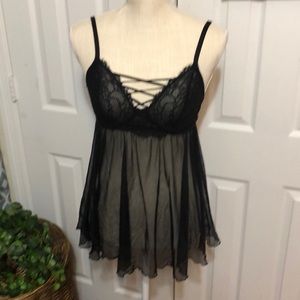 Cassandra Intimates / Black Slip / Size Small